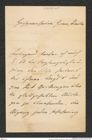 Nachlass Franz Steindachner, Brief von Fr. Danitz an Franz Steindachner (31.08.1881), Inv.Nr. 92.01, Seite 1